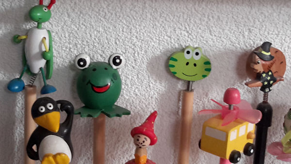 Potloden met een figuurtje 1