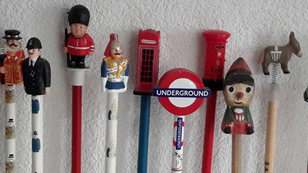 Potloden met een figuurtje