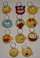 Smiley hangertjes van de Coop Supermarkten