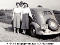 Auto met kenteken K-4449
