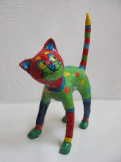 Papier Mache kat