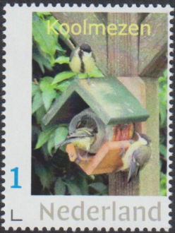 Eigen persoonlijke zegel van een koolmees