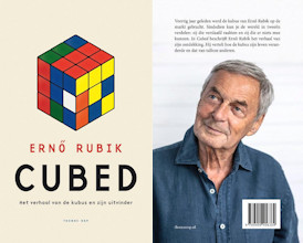 Het boek Cubed, Het verhaal van de kubus en zijn uitvinder Ernő  Rubik, uitgegeven in 2020