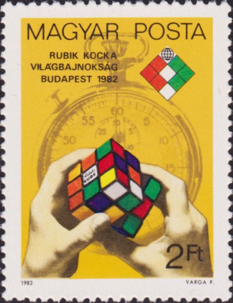 Rubiks kubus postzegel Hongarije