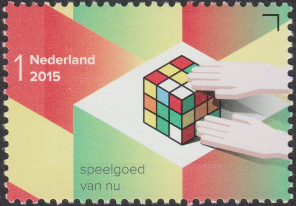 Rubiks kubus postzegel Nederland