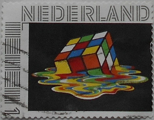 Rubiks kubus Persoonlijke postzegel