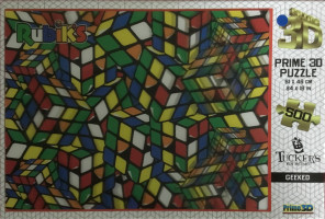 Rubiks kubus puzzel 3 dimensionaal