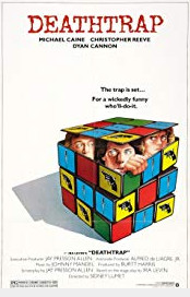Rubiks kubus op filmposter Deathtrap - 1982