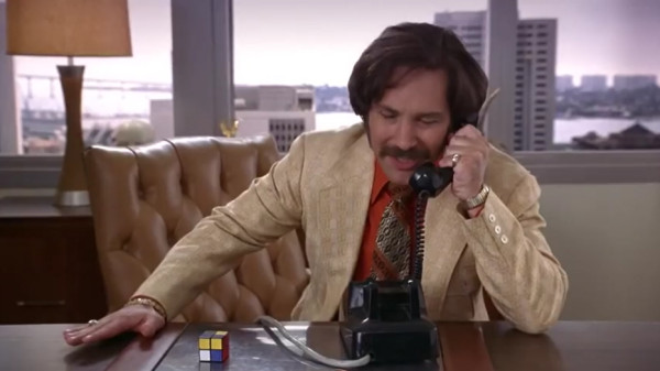Rubiks kubus in film Anchorman: The Legend of Ron Burgundy - 2004