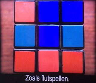 Puzzelkubus in film Swim or sink
