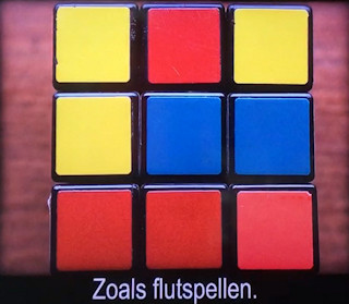 Puzzelkubus in film Swim or sink