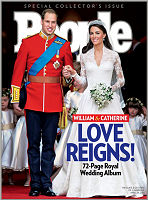 Tijdschrift People: huwelijk Willliam en Kate