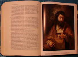 Een pagina uit bijbel 'Rembrandt van Rijn'