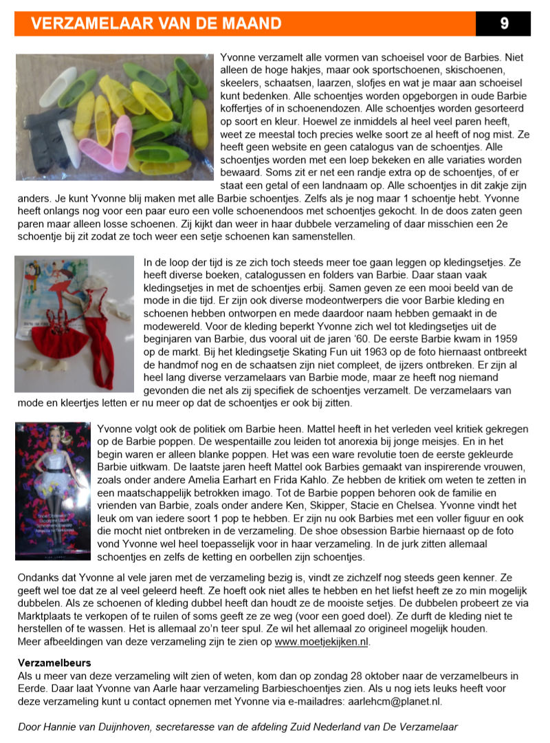 De Verzamelaar 2018 nummer 7 pagina 9