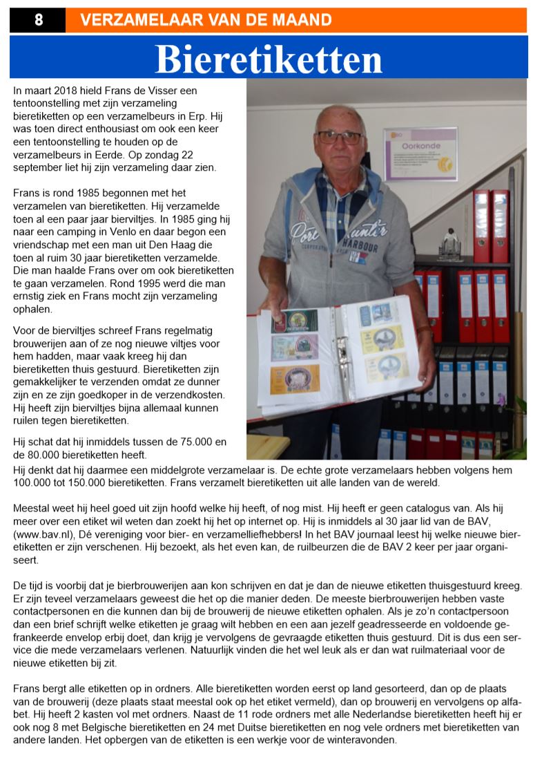 De Verzamelaar 2019 nummer 7 pagina 8