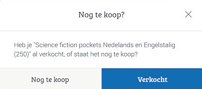 Voorbeeld advertentie verlengen via Marktplaats