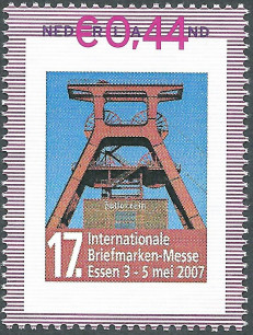 17e Internationale Briefmarken-Messe in Essen is in 2007