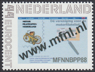 Een persoonlijke postzegel van Motor Filatelisten Nederland