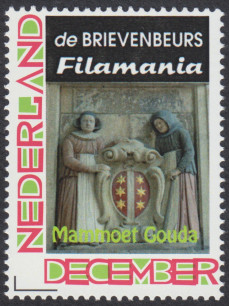 Door de Brievenbeurs Filamania in Gouda wordt regelmatig een beurszegel uitgegeven